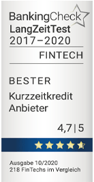 BankingCheck.de Langzeittest: Beste Minikredit Anbieter 2020
